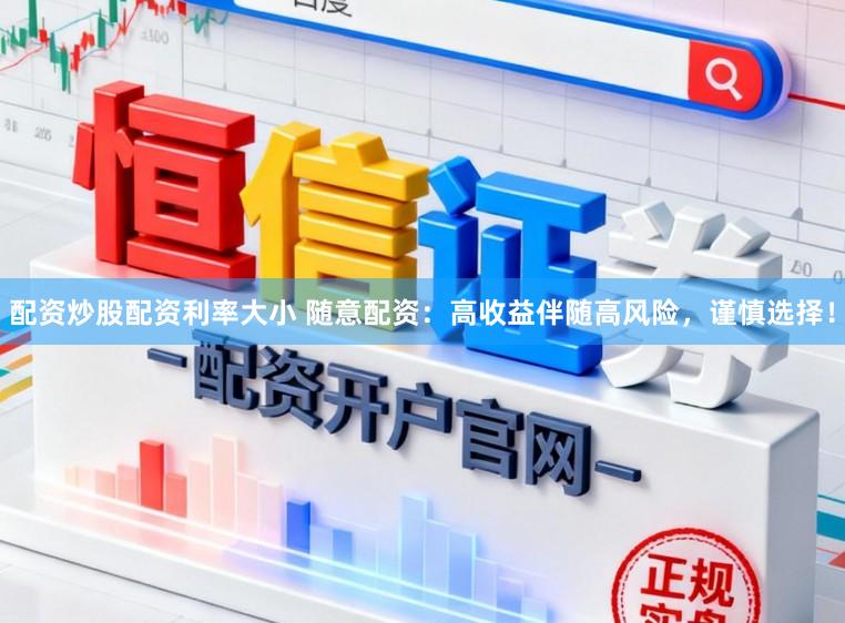 配资炒股配资利率大小 随意配资：高收益伴随高风险，谨慎选择！