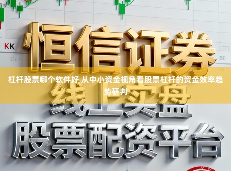 杠杆股票哪个软件好 从中小资金视角看股票杠杆的资金效率趋势研判